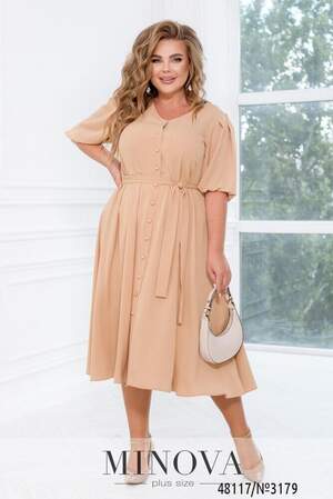 Сукня №3179-Пудра Сукня №3179-Пудра