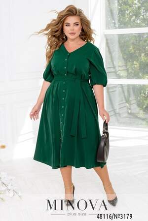 Сукня №3179-Зелений Сукня №3179-Зелений