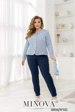 Брюки №585-Синій Брюки №585-Синій