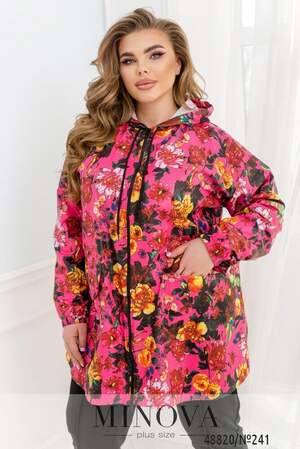 Куртка-Вітровка №241-Малиновий Куртка-Вітровка №241-Малиновий