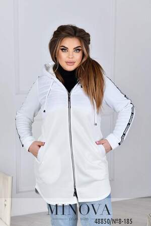 Куртка №8-185-Білий