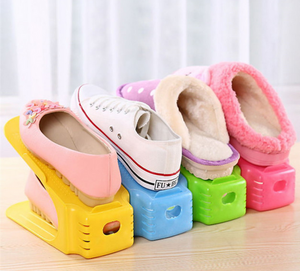 4 в 1 Двойные подставки для обуви Double Shoe Racks LY-500, органайзеры для обувы - Комплект 4 шт 4 в 1 Двойные подставки для обуви Double Shoe Racks LY-500, органайзеры для обувы - Комплект 4 шт