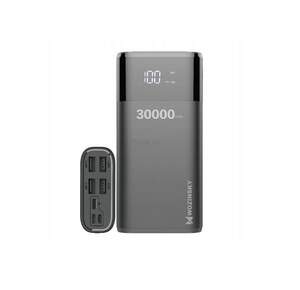 Павербанк універсальний Wozinsky 30000mAh, 4*USB, with LCD display, 2A, black