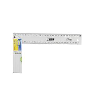 Угольник алюминиевый 250 мм с уровнем