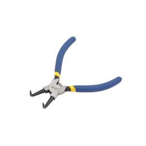 Щипцы для стопорных колец изогнутые на сжатие 160 мм