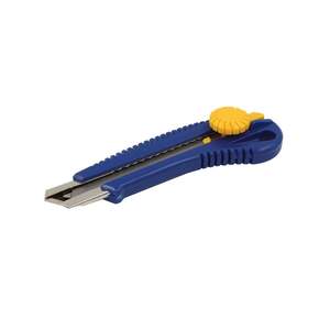 Нож усиленный с выдвижным лезвием сегментное лезвие 18*100 мм Винтовой замок Нож усиленный с выдвижным лезвием сегментное лезвие 18*100 мм Винтовой замок