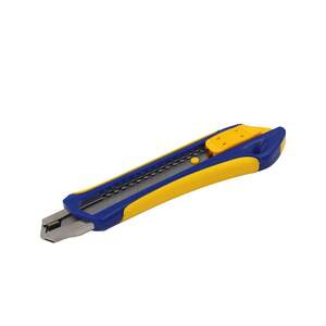 Нож усиленный с выдвижным лезвием, KATANA сегментное лезвие 18*100 мм Лезвие из японской стали SK5, автоматический замок Нож усиленный с выдвижным лезвием, KATANA сегментное лезвие 18*100 мм Лезвие из японской стали SK5, автоматический замок