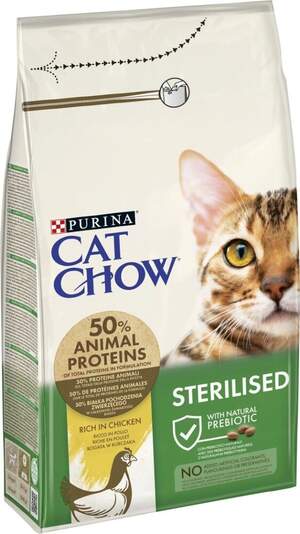 Cat Chow sterelised курка 1,5 кг