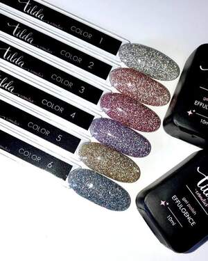 Світловідбивний гель-лак Tilda Cosmetics