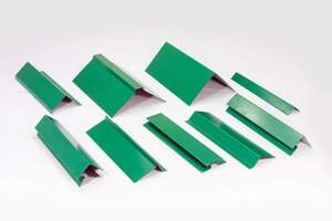 Добірні елементи покрівлі, фасаду, планки, відливи, коньки