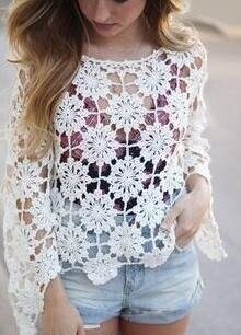 Мереживний светр (на замовлення)