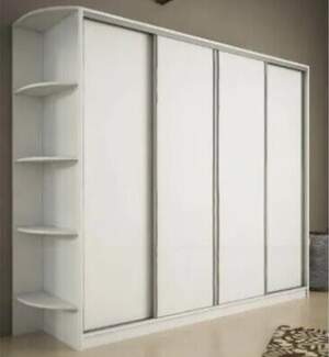 Шафа-купе (4-ох дверна + пряме кутове закінчення)