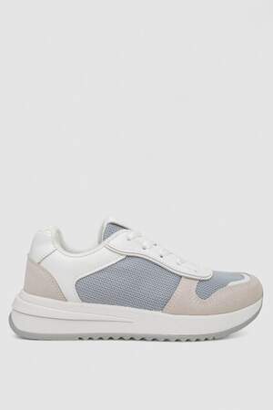 Кросівки жіночі, колір біло-сірий, 248RG70-7R