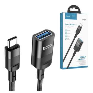 Кабель Hoco подовжувач тато-мама Type-C – USB 3.0 1,2 метра 5Гбіт/с Black (U107_usbC) Кабель Hoco подовжувач тато-мама Type-C – USB 3.0 1,2 метра 5Гбіт/с Black (U107_usbC)