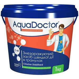 Швидкий хлор AquaDoctor C60 1 кг (гранули) Швидкий хлор AquaDoctor C60 1 кг (гранули)