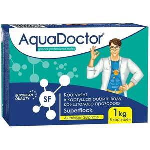 Коагулянт AquaDoctor SF SuperFlock 1 кг (картуши) Коагулянт AquaDoctor SF SuperFlock 1 кг (картуши)