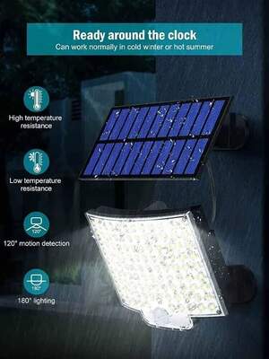 Світильник на сонячній батареї з датчиком руху Solar wall lamp BL-104-SMD Світильник на сонячній батареї з датчиком руху Solar wall lamp BL-104-SMD