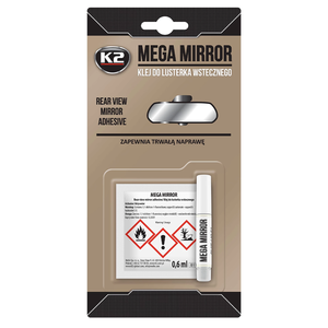Клей для скла та дзеркал K2 Mega Mirror з активатором прозорий 0,6 мл + 0,5 мл (B110) Клей для скла та дзеркал K2 Mega Mirror з активатором прозорий 0,6 мл + 0,5 мл (B110)