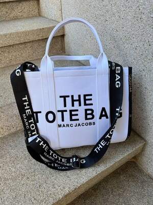 Женская сумка Marc Jacobs Tote MJ Марк Джейкобс Большая сумка шопер на плечо легкая текстильная сумка Женская сумка Marc Jacobs Tote MJ Марк Джейкобс Большая сумка шопер на плечо легкая текстильная сумка