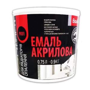 Емаль BauGold акрилова для радіаторів (0,75 л) Емаль BauGold акрилова для радіаторів (0,75 л)