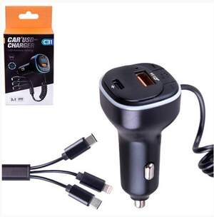Модулятор FM 5в1 С31 12-24v Bluetooth