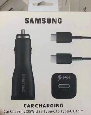 АЗУ Samung (25W) з кабелем type-с to type-с (репліка)