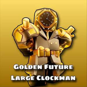 Golden Future Large Clockman