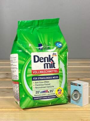 Порошок для прання універсальний Denk Mit vollwaschmittel - 1,35 кг.
