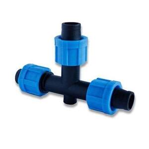 Трійник 17 для стрічки крапельного поливу Трійник 17 для стрічки крапельного поливу