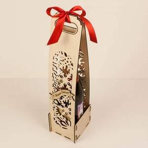 Новорічна упаковка для шампанського