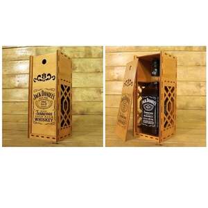 Коробка подарункова для пляшки віскі №7