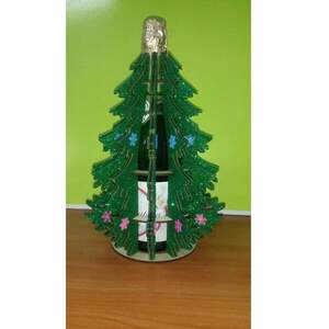 Новорічна декорація для шампанського Новорічна декорація для шампанського