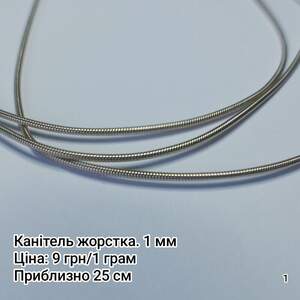 Канітель жорстка. 1 мм. Бежевий.