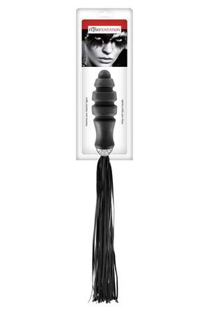 Флогер з ручкою для проникнення Fetish Tentation Whip with Ogive Handle