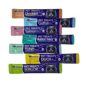 Кремові ласощі для котів MR.WHISKERS зі смаком КУРКИ 15г