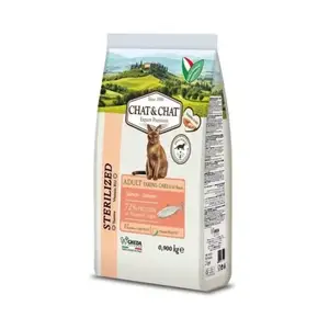 Сухий корм Chat&Chat Expert - для дорослих стерилізованих котів (лосось) 2кг