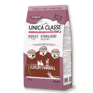 Сухий корм Unica Classe Adult Sterilized Hairball Dry - для дорослих, стер. котів (ягня) 10kg