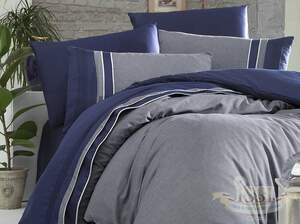 Однотонна постільна білизна First Choice Imaj Lacivert