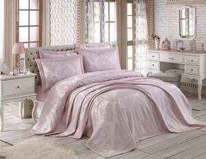 Покривало на ліжко Gardine's Miray Пудровий