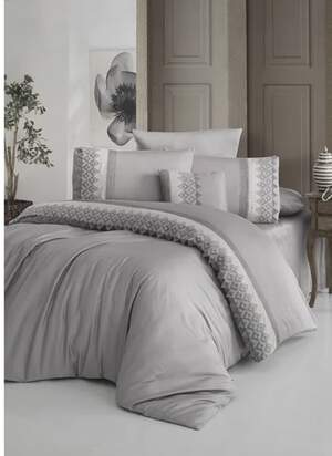 Однотонна постільна білизна First Choice Vitaly Bej