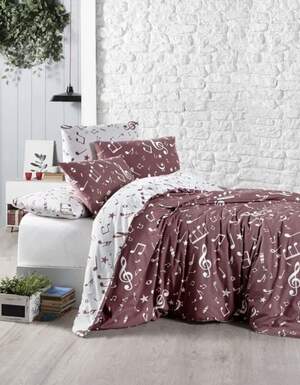 Підліткова постільна білизна First Choice Major Dark Red