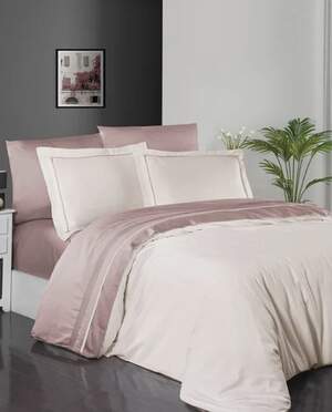 Постільна білизна First Choice Deluxe Satin Serenity Ivory & Powder