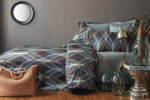 Постільна білизна Сатин Issimo home LAMER полуторний