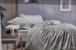 Постільна білизна сатин TIVOLYO HOME Capri євро розмір