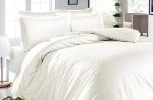 Сімейна постільна білизна із сатину First Choice Lines Style Krem