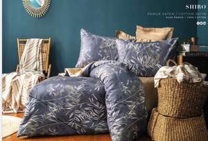 Сімейна постільна білизна сатин Issimo home Shiro