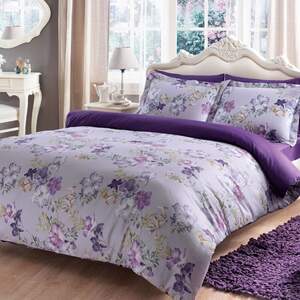 Постільна білизна сатин TIVOLYO HOME Viola євро розмір