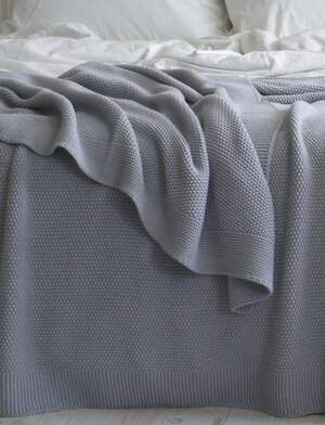 Покривало LA MODNO Corn Sky gray 170х240