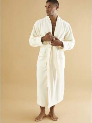 Чоловічий махровий халат довгий Nusa 7235