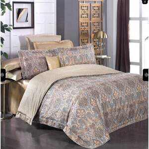 Постільна білизна із сатину Sarev Isfahan bej євро розмір